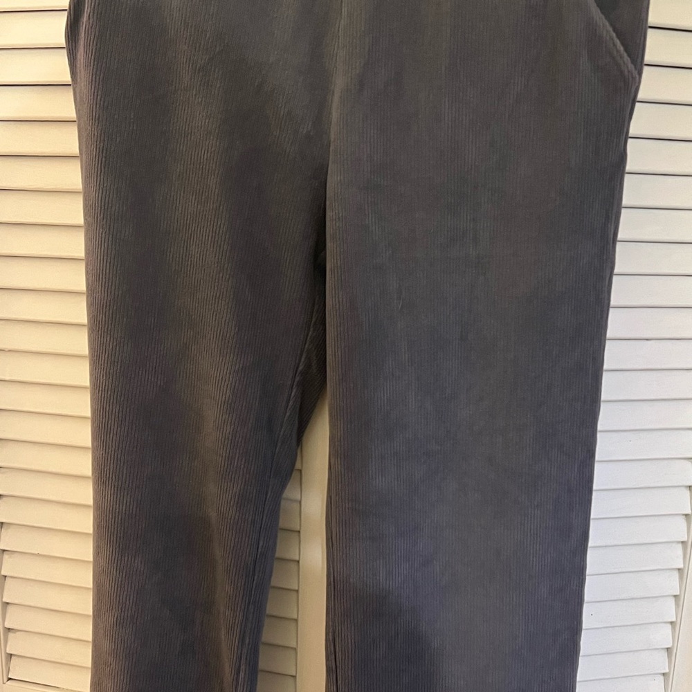L.L. Bean Light Blue Corduroy Pants Elastic Band Pants